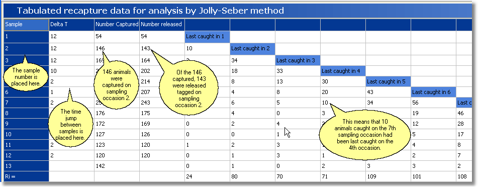 Jolly summary table